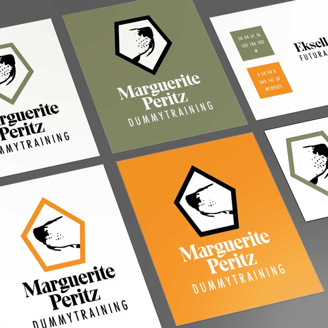 Corporate Identity von Marguerite Peritz - Dummytraining